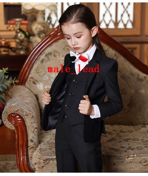 2019 boys tuxedo beautiful girls dinner suits boys formal suits tuxedo for kids tuxedo(jacket+pants+tie+vest) a01, Black
2019 boys tuxedo beautiful girls dinner suits boys formal suits tuxedo for kids tuxedo(jacket+pants+tie+vest) a01, Black