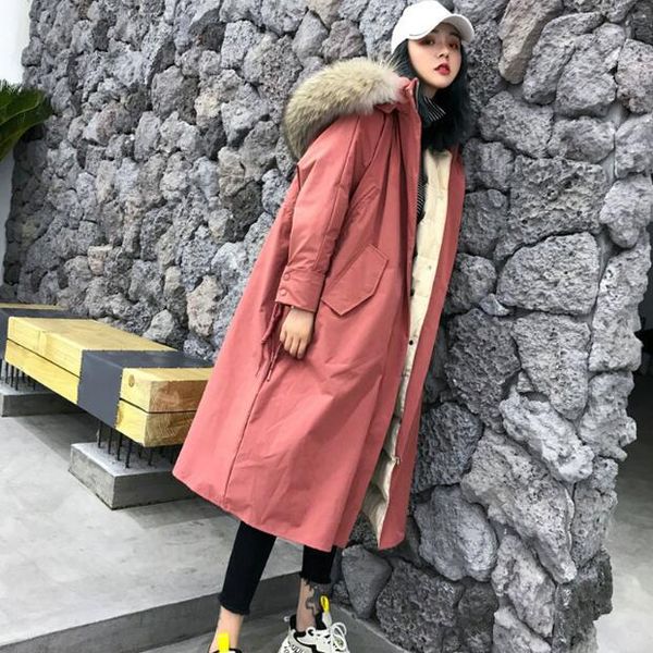 large real raccoon fur collar women winter down jacket long hooded coat female coat thick white duck down parkas, Black
large real raccoon fur collar women winter down jacket long hooded coat female coat thick white duck down parkas, Black