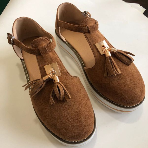 woman flat platform sandals ladies tassel comfrotable shoes women's ankle buckle strap flats female sewing footwear plus size, Black
woman flat platform sandals ladies tassel comfrotable shoes women's ankle buckle strap flats female sewing footwear plus size, Black