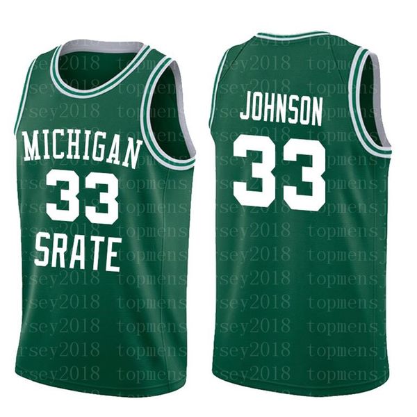 ncaa michigan state spartans 33 earvin johnson magic green white college 33 larry bird high school basketball jersey hghgh78, Black
ncaa michigan state spartans 33 earvin johnson magic green white college 33 larry bird high school basketball jersey hghgh78, Black
