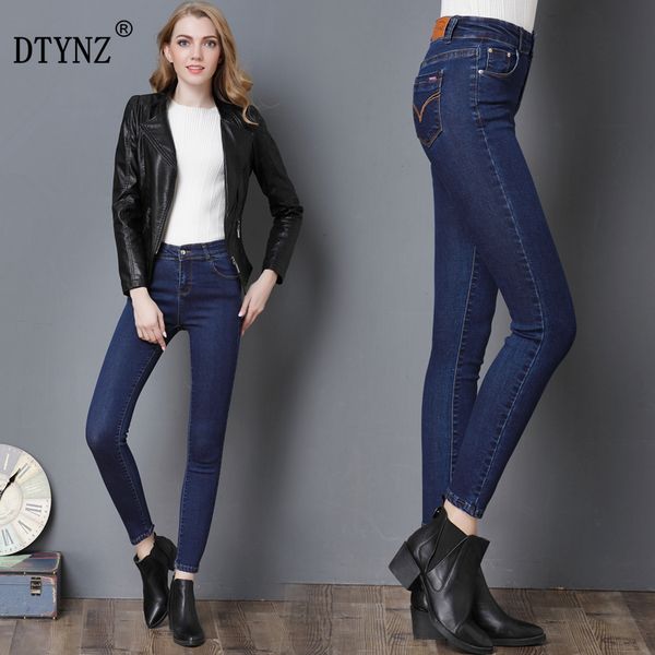 dtynz 2018 plus large size jeans ladies black blue jeans high waist denim ladies pants high elastic tight pencil stretch
dtynz 2018 plus large size jeans ladies black blue jeans high waist denim ladies pants high elastic tight pencil stretch