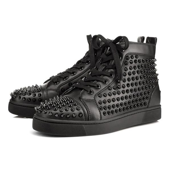 designer shoes for mens women fashion spike sneakers triple black white blue red suede leather mens trainer flat bottoms luxury shoe l05
designer shoes for mens women fashion spike sneakers triple black white blue red suede leather mens trainer flat bottoms luxury shoe l05