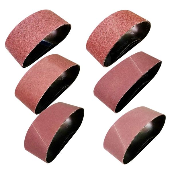 new 18 pcs 3 inch x 21 inch aluminum oxide sanding belt(3 each of 60 80 120 150 240 400 grits)(3x21in
new 18 pcs 3 inch x 21 inch aluminum oxide sanding belt(3 each of 60 80 120 150 240 400 grits)(3x21in