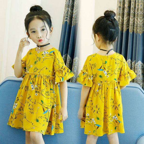 girl's dresses yellow punk style princess dress summer kids skirt girl 2-7 yrs old baby clothes thin small elasticity excellent value, Red;yellow
girl's dresses yellow punk style princess dress summer kids skirt girl 2-7 yrs old baby clothes thin small elasticity excellent value, Red;yellow