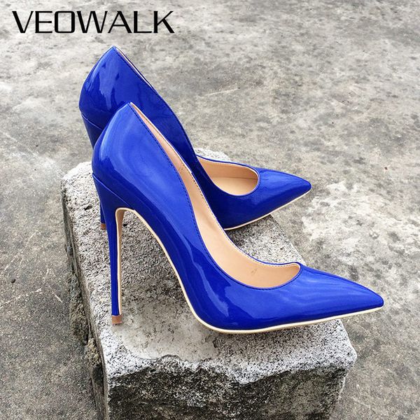 veowalk royal blue лакированная кожа женщины классический скольжения на насосы дамы острым носом шпильки экстремальные высокие каблуки индив, Black
veowalk royal blue лакированная кожа женщины классический скольжения на насосы дамы острым носом шпильки экстремальные высокие каблуки индив, Black
