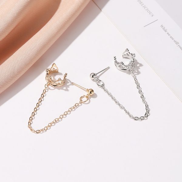 fashion vintage bohemian crown hollow love dangle earring bones u-shaped clip non pierced ears female trendy party gifts 2020-y, Silver
fashion vintage bohemian crown hollow love dangle earring bones u-shaped clip non pierced ears female trendy party gifts 2020-y, Silver