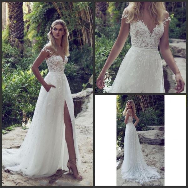 limor rosen 2023 new a-line lace wedding dresses illusion bodice jewel court train vintage garden beach boho wedding party bridal gowns 1178, White
limor rosen 2023 new a-line lace wedding dresses illusion bodice jewel court train vintage garden beach boho wedding party bridal gowns 1178, White