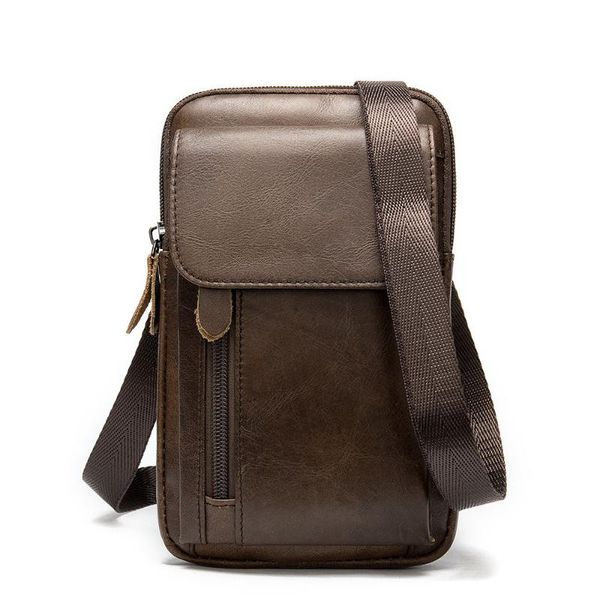 men leather waist bag retro fashion shoulder bag packet versatile belt 6.5 inch cell phone pockets male waist pack
men leather waist bag retro fashion shoulder bag packet versatile belt 6.5 inch cell phone pockets male waist pack