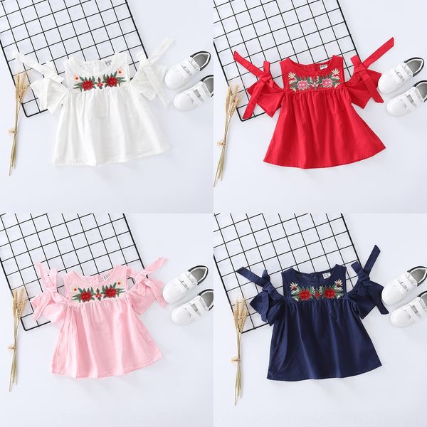2020 shoes children's shoes clothing children's bowknot embroidered shirt short-sleeved girl's famous style shoulder top, White;black
2020 shoes children's shoes clothing children's bowknot embroidered shirt short-sleeved girl's famous style shoulder top, White;black