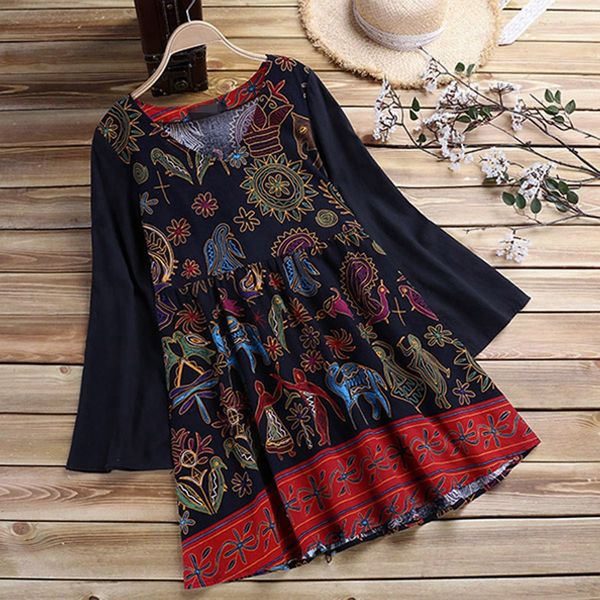 new cotton blouse women long sleeve shirt casual vintage printed blusas ladies work office chemise blusa feminina plus size, White
new cotton blouse women long sleeve shirt casual vintage printed blusas ladies work office chemise blusa feminina plus size, White