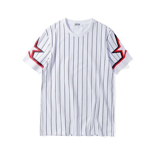 luxury mens fashion designer t shirt pentagram star striped printing t shirt men women designer t shirt short sleeve tees size t7, White;black
luxury mens fashion designer t shirt pentagram star striped printing t shirt men women designer t shirt short sleeve tees size t7, White;black