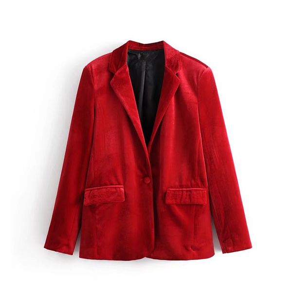 lady office blazer new spring autumn jacket coat solid color one button gold velvet suit casual female outerwear suit blazer 414, White;black
lady office blazer new spring autumn jacket coat solid color one button gold velvet suit casual female outerwear suit blazer 414, White;black