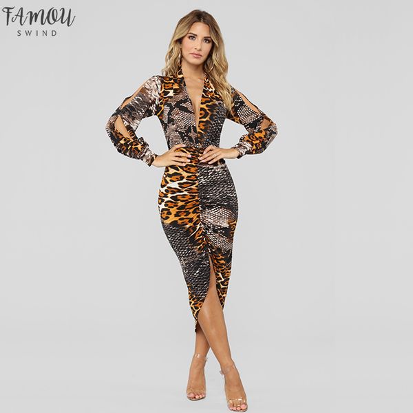 summer women dress long sleeve deep v neck leopard snake print mini dress women 2020 ladies club dresses, Black;gray
summer women dress long sleeve deep v neck leopard snake print mini dress women 2020 ladies club dresses, Black;gray