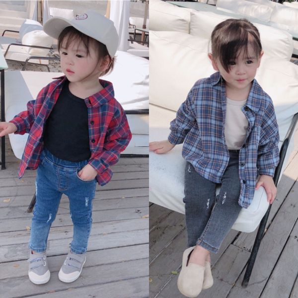 2019 autumn new style korean-style childrenswear men and women child baby plaid casual shirt versatile shirt, White;black
2019 autumn new style korean-style childrenswear men and women child baby plaid casual shirt versatile shirt, White;black