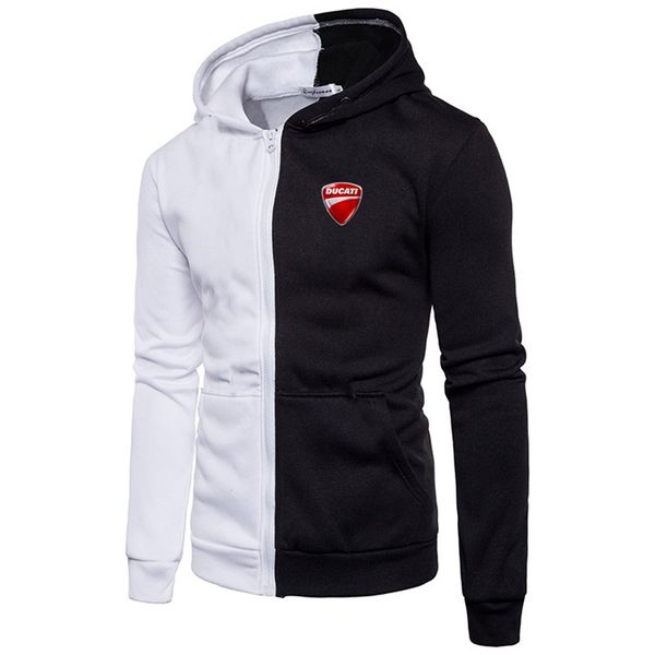 colorblock popular jacket men's ducati car hoodies personality slim new brand hooded sweatshirts men coats fast delivery, Black
colorblock popular jacket men's ducati car hoodies personality slim new brand hooded sweatshirts men coats fast delivery, Black