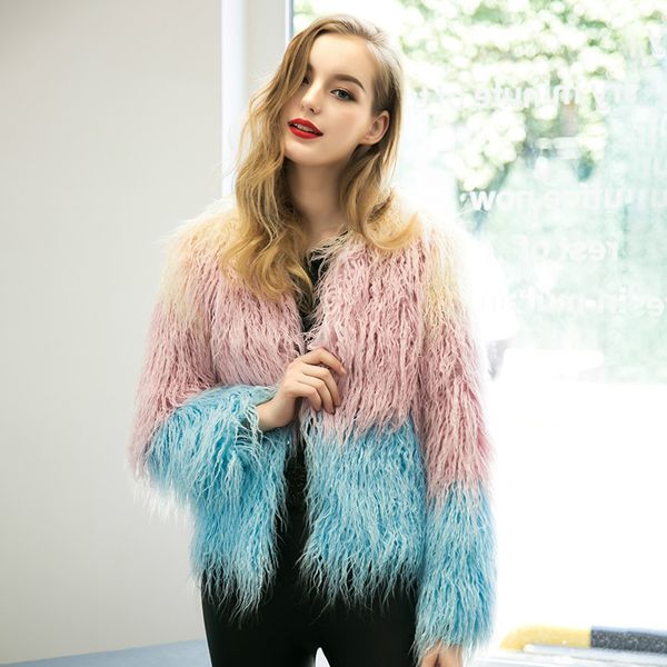 женщины осень зима короткие искусственного меха пальто с длинным рукавом о-образным вырезом ассорти цвет дамы повседневная толстые теплые ку, Black
женщины осень зима короткие искусственного меха пальто с длинным рукавом о-образным вырезом ассорти цвет дамы повседневная толстые теплые ку, Black