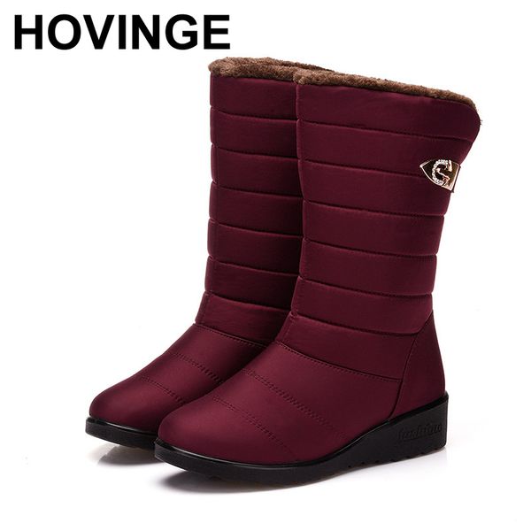 hovinge new women warm solid anti-slip snow boots waterproof female winter boots thermal shoes for women, Black
hovinge new women warm solid anti-slip snow boots waterproof female winter boots thermal shoes for women, Black