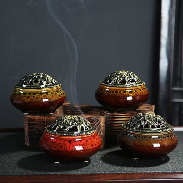 ceramic incense burners portable porcelain censer buddhism incense holder home teahouse yoga studio gift home decoration
ceramic incense burners portable porcelain censer buddhism incense holder home teahouse yoga studio gift home decoration