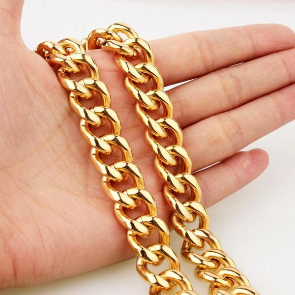 7-40inch 13/15/19mm new arrive charming 316l stainless steel gold color cuban curb chain necklace or bracelet fashion jewelry, Silver
7-40inch 13/15/19mm new arrive charming 316l stainless steel gold color cuban curb chain necklace or bracelet fashion jewelry, Silver