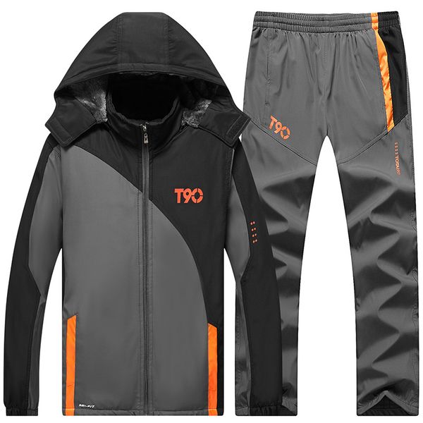 2019 running sets plus velvet men sport suits sportswear set fitness warm tracksuit zip hooded casual workout male's clothing, Black;blue
2019 running sets plus velvet men sport suits sportswear set fitness warm tracksuit zip hooded casual workout male's clothing, Black;blue