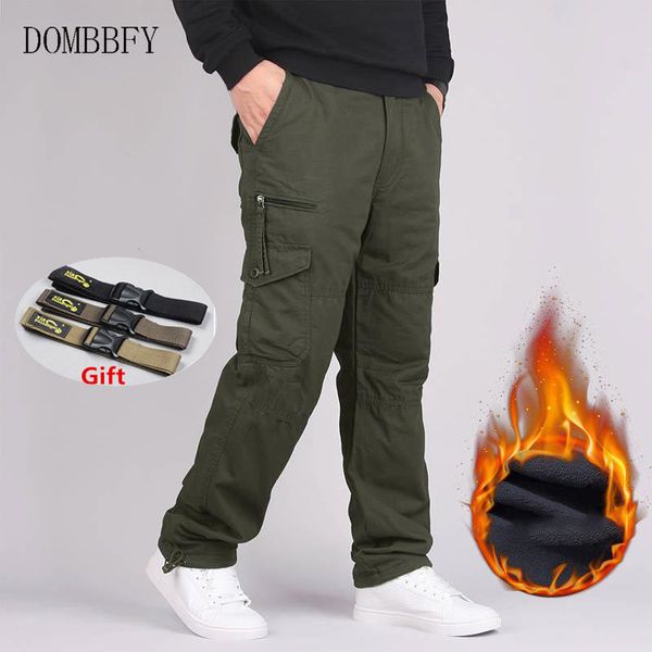 men's pants fleece thicken warm multi pocket cargo tactical winter outdoor fishing camping riding thermal baggy cotton trousers, Black
men's pants fleece thicken warm multi pocket cargo tactical winter outdoor fishing camping riding thermal baggy cotton trousers, Black