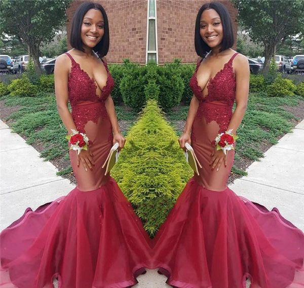 south african black girls long prom dress 2019 burgundy v neck holidays graduation wear evening party gown custom made plus size
south african black girls long prom dress 2019 burgundy v neck holidays graduation wear evening party gown custom made plus size