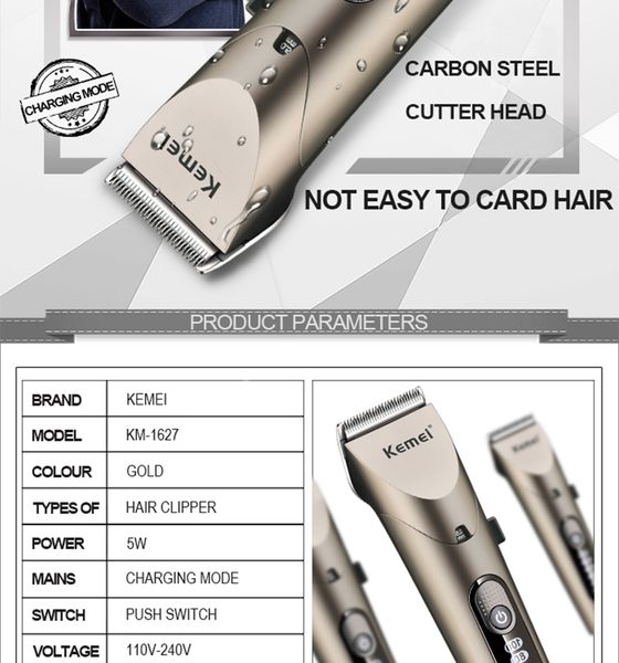new products kemei electric hair clippers kemei hairdressing fader km-1627 0 machine haircut casecustom iybsr
new products kemei electric hair clippers kemei hairdressing fader km-1627 0 machine haircut casecustom iybsr