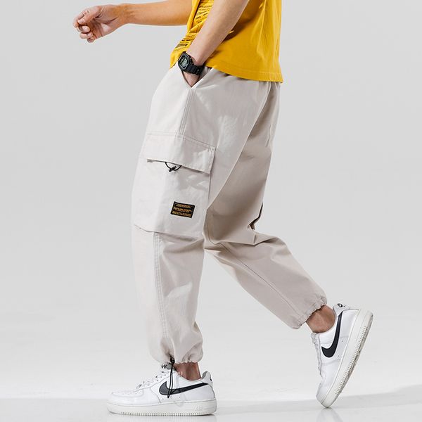 2020 spring new cargo pants men japanese streetwear drawstring casual loose cargo trousers men plus size m-5xl pantalon homme, Black
2020 spring new cargo pants men japanese streetwear drawstring casual loose cargo trousers men plus size m-5xl pantalon homme, Black