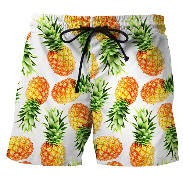summer new men 3d pineapple print swimwear shorts casual summer beach pants board shorts short pants, White;black
summer new men 3d pineapple print swimwear shorts casual summer beach pants board shorts short pants, White;black