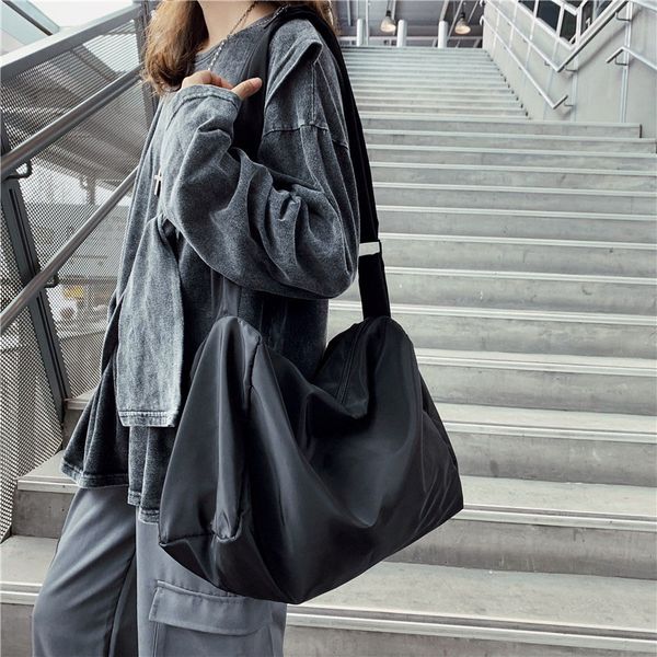 bags for women 2020 super light soft nylon waterproof women bag large black high capacity neutral men harbour wind one shoulder
bags for women 2020 super light soft nylon waterproof women bag large black high capacity neutral men harbour wind one shoulder
