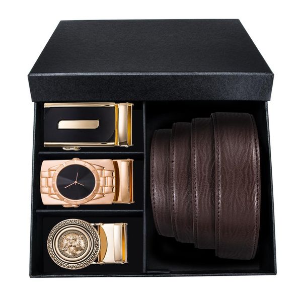 barry.wang fashion designers men belt 110-130cm cowhide leather brown strap 3pcs automatic buckle belt for men gift box set gb-2, Black;brown
barry.wang fashion designers men belt 110-130cm cowhide leather brown strap 3pcs automatic buckle belt for men gift box set gb-2, Black;brown