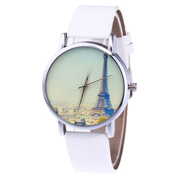 ladies quartz watch women's leather strap korean lady student couple watch eiffel tower new casual watches clock a40, Slivery;brown
ladies quartz watch women's leather strap korean lady student couple watch eiffel tower new casual watches clock a40, Slivery;brown