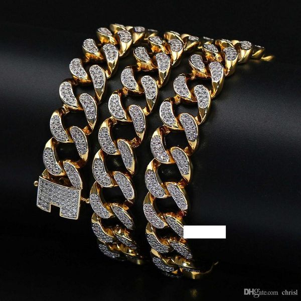 hip hop all iced out cuban chain necklace micro pave cz stones 13 mm 18"20"24"30" available necklaces for men, Silver 
hip hop all iced out cuban chain necklace micro pave cz stones 13 mm 18"20"24"30" available necklaces for men, Silver