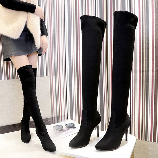 autumn winter women casual over-the-knee boots shoes women high heels pumps party dress thigh high snow boots botas &561, Black
autumn winter women casual over-the-knee boots shoes women high heels pumps party dress thigh high snow boots botas &561, Black
