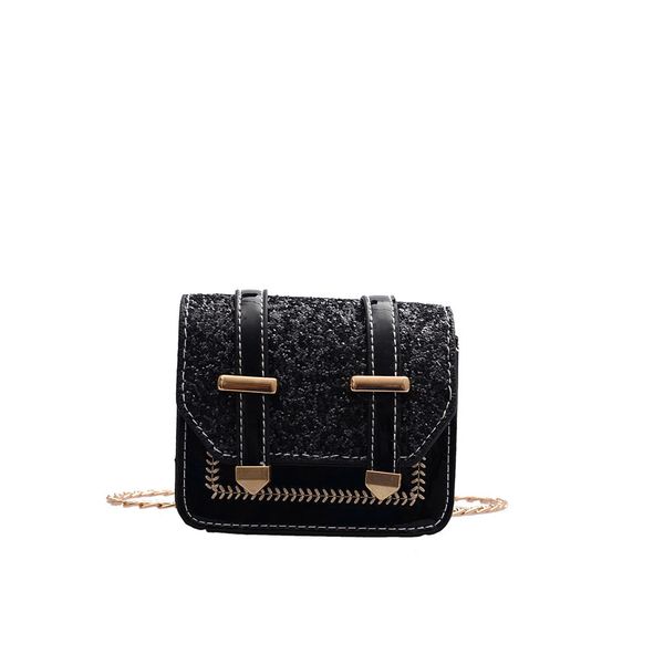 5#fashion new ladies sequin square bag pu leather women's handbag black shoulder messenger bag
5#fashion new ladies sequin square bag pu leather women's handbag black shoulder messenger bag