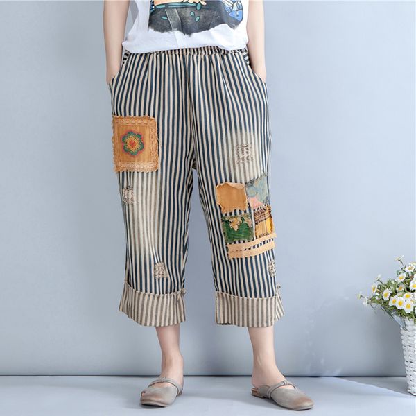 women jeans denim pants bottoms trousers big loose striped patchwork retro vintage fashion casual for spring summer bo19521618, Blue
women jeans denim pants bottoms trousers big loose striped patchwork retro vintage fashion casual for spring summer bo19521618, Blue