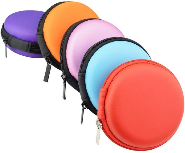 mini in-ear earbud earphone headset headphone case small round hard eva zipper storage carrying pouch bag, Blue;pink
mini in-ear earbud earphone headset headphone case small round hard eva zipper storage carrying pouch bag, Blue;pink