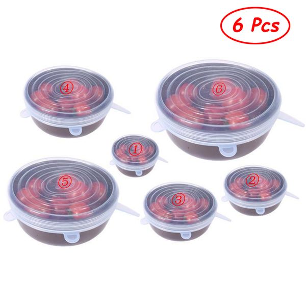 6pcs/set silicone stretch lids fresh cover universal reusable suction lid-bowl pan fruit mug fresh keeping lid 25
6pcs/set silicone stretch lids fresh cover universal reusable suction lid-bowl pan fruit mug fresh keeping lid 25