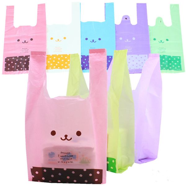 100pcs/lot size 18*35cm(7"*14") supermarket shopping plastic bag with handle bear picture bag child party candy
100pcs/lot size 18*35cm(7"*14") supermarket shopping plastic bag with handle bear picture bag child party candy