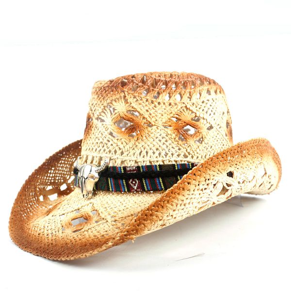 2019 retro women men straw hollow western cowboy hat lady handmade sombrero hombre beach cowgirl jazz sun hat size 56-58cm, Blue;gray
2019 retro women men straw hollow western cowboy hat lady handmade sombrero hombre beach cowgirl jazz sun hat size 56-58cm, Blue;gray