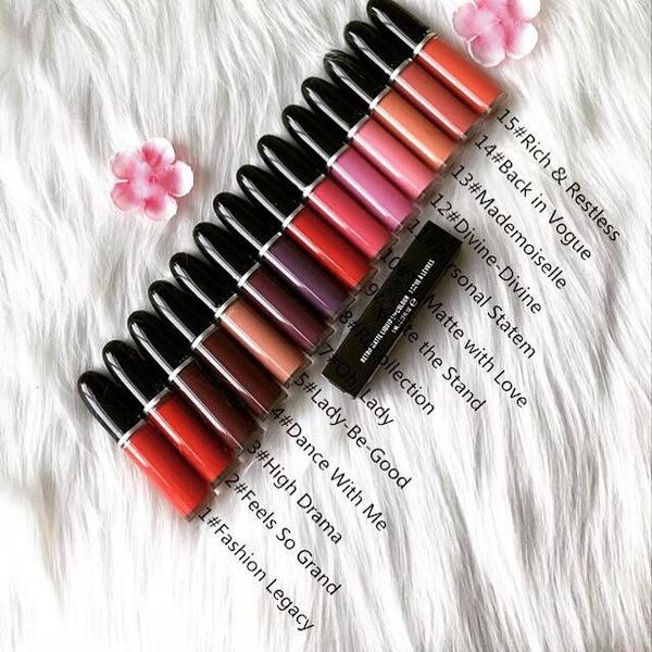 epack new makeup retro matte liquid lip colour waterproof glaze lipgloss 15 different colors with english name ( 15 pcs/lot)
epack new makeup retro matte liquid lip colour waterproof glaze lipgloss 15 different colors with english name ( 15 pcs/lot)