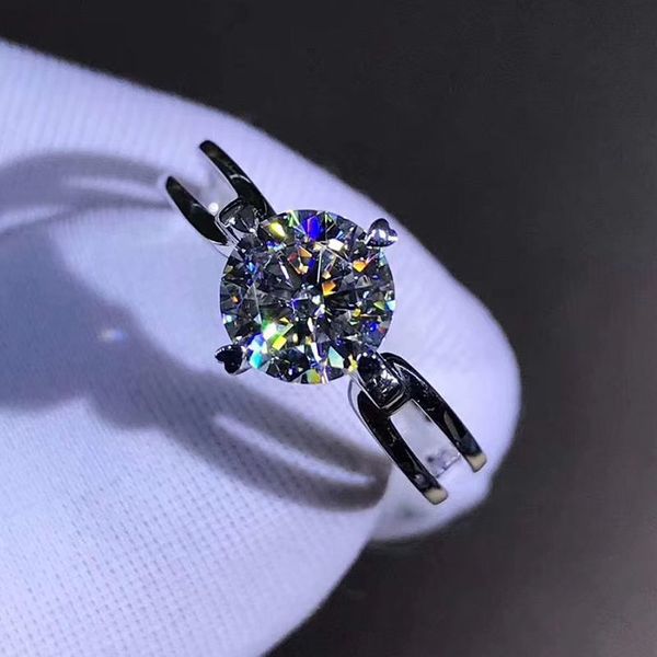 925 sterling silver ring 1ct 2ct 3ct classic style moissanite ring diamond jewelry wedding party anniversary with gra certifica cj191210, Slivery;golden
925 sterling silver ring 1ct 2ct 3ct classic style moissanite ring diamond jewelry wedding party anniversary with gra certifica cj191210, Slivery;golden