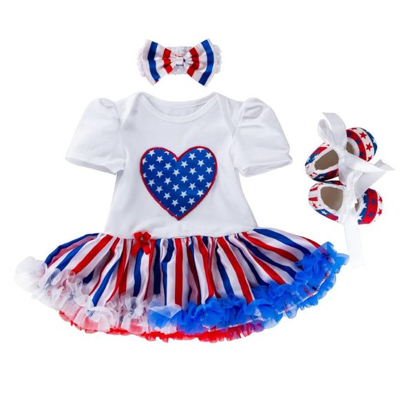 0-24m newborn baby girl summer clothes set short sleeve romper pettiskirt cotton rompers independence day festival party dress, White
0-24m newborn baby girl summer clothes set short sleeve romper pettiskirt cotton rompers independence day festival party dress, White