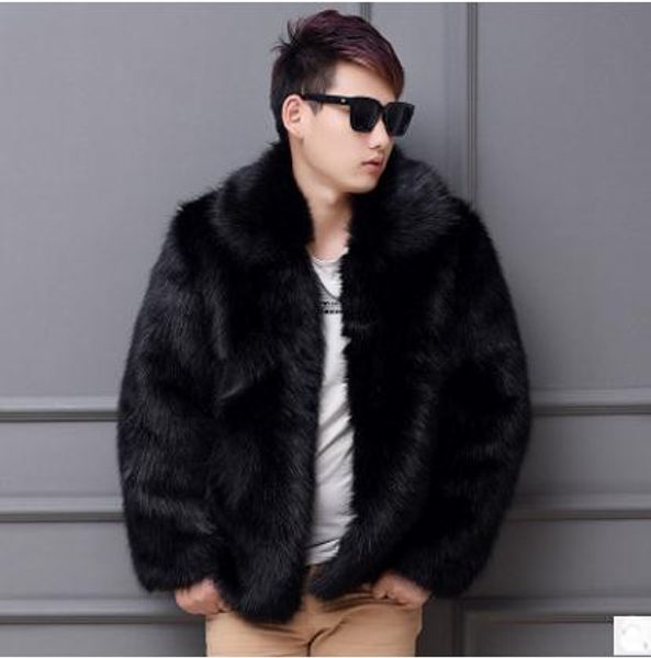 black/white mens autumn imtation fur overcoats plus size casual male man-made fur outwears winter jackets fake coat k540
black/white mens autumn imtation fur overcoats plus size casual male man-made fur outwears winter jackets fake coat k540