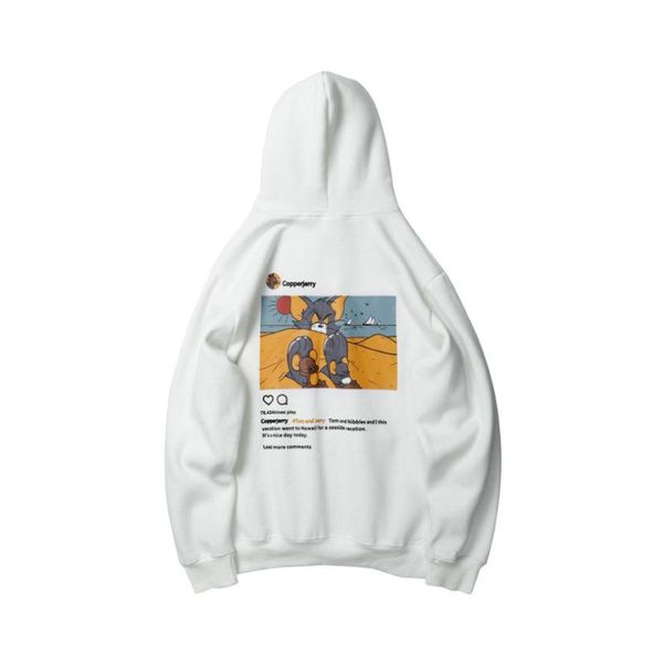 mens designer hoodies fashion cat and mouse printed men women casual jacket cuple hooded hoodie loose sweatshirt black white color
mens designer hoodies fashion cat and mouse printed men women casual jacket cuple hooded hoodie loose sweatshirt black white color