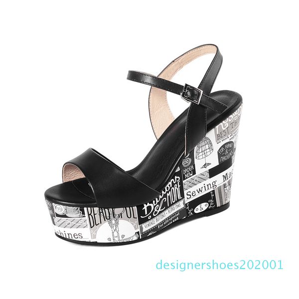 morazora 2020 new brand fashion women sandals genuine leather women pumps wedges platform summer party wedding shoes d01, Black
morazora 2020 new brand fashion women sandals genuine leather women pumps wedges platform summer party wedding shoes d01, Black
