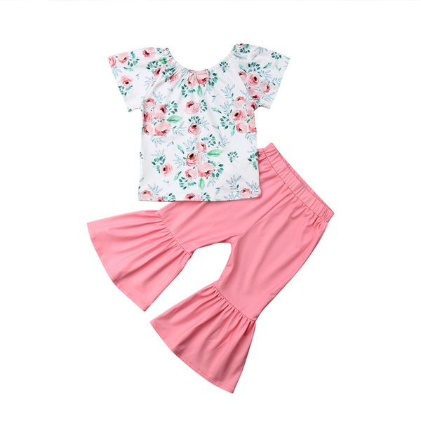 1-5t infant kids baby girls flower clothes set summer short sleeve floral t shirt pants cute princess playa outfits set, White
1-5t infant kids baby girls flower clothes set summer short sleeve floral t shirt pants cute princess playa outfits set, White