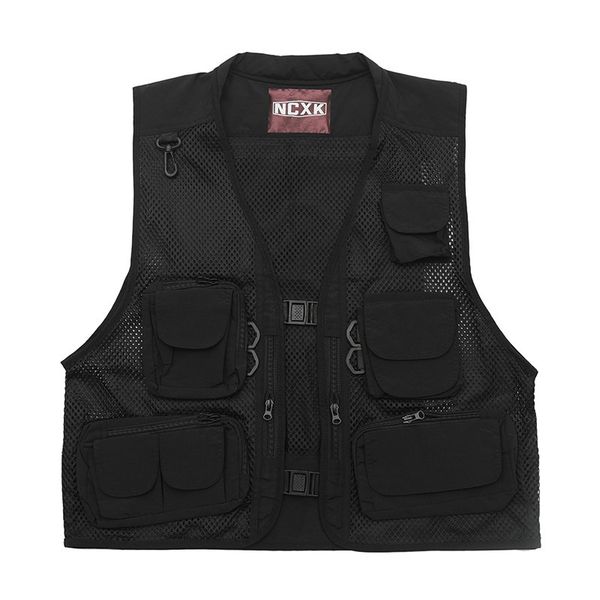 male female loose function mesh pocket waistcoat cargo sleeveless jacket men vintage fashion streetwear hip hop vest coat, Black;brown
male female loose function mesh pocket waistcoat cargo sleeveless jacket men vintage fashion streetwear hip hop vest coat, Black;brown
