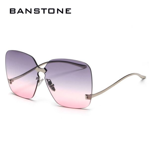 oversized rimless sunglasses women gradient lens uv400 brand designer blue pink vintage flat trendy fashion new, White;black
oversized rimless sunglasses women gradient lens uv400 brand designer blue pink vintage flat trendy fashion new, White;black