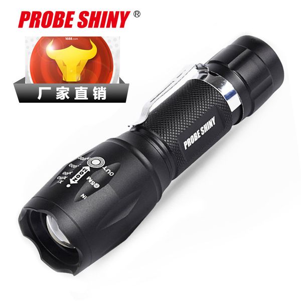 new pattern t02 pen clip mini- flashlight t6 flexible zoom led flashlight outdoors waterproof long s light flashlight
new pattern t02 pen clip mini- flashlight t6 flexible zoom led flashlight outdoors waterproof long s light flashlight